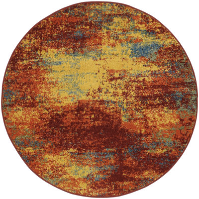 Nourison Essentials Flame Indoor/Outdoor Area Rug