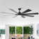 Vaczon 72" 8-Blade Modern Ceiling Fan with Dimmable 3CCT LED Lights and Remote Control