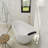 Crestone 59"x 30" Soaking Solid Surface Stone Bathtub with Pollow