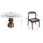 Ensemble de 5 tables de salle à manger modernes en pierre frittée moderne avec chaises paresseuses amovibles en cuir confortable pour 4 personnes-1530057419-1530057417-1530057416