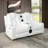 Theater Style Motion Loveseat + sofa set with Adjustable Headrest-1766380131
