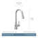Moen Sleek MotionSense Wave Single Handle Pulldown Kitchen Faucet with Power Clean Technology