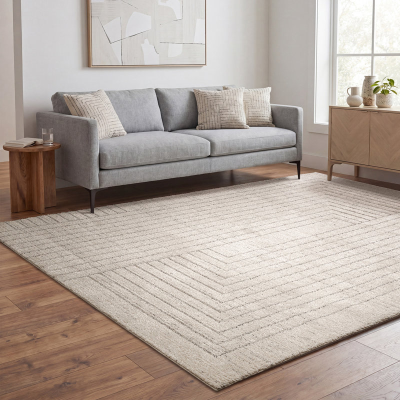 Rynesha Geometric Area Rug, Rectangle 120 x 160 cm