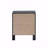 Morris  2 Drawer Nightstand Black-747588195
