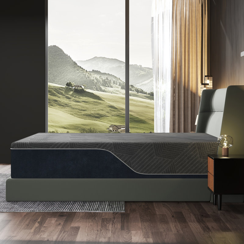 12 Inch Gel Memory Foam Mattress Queen Size, Medium Firm Pressure Relief, CertiPUR-US Certified, with Removable Washable Cover, Mattress in a Box