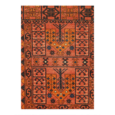 Afghan Baluch Wool Rug 3'3"X 3'9"