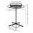 Rotatable Round Garment Rack 360° Rotatable Metal Clothes Hanging Rack Adjustable Height