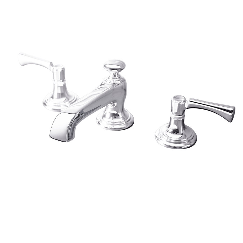Bellis® Widespread Bathroom Faucet, Polished Chrome, Lever Handle