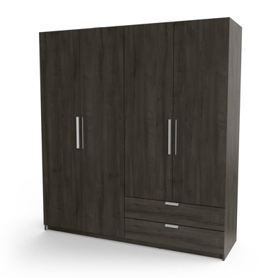 Craigwood 4 Door Manufactured Wood Wardrobe