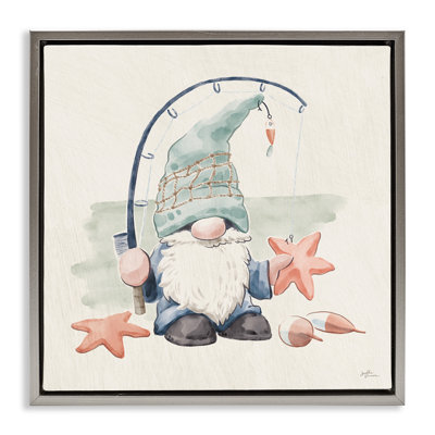 Gnome de pêche d'été