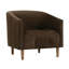 Pate Dark Chocolate Leather Chair
