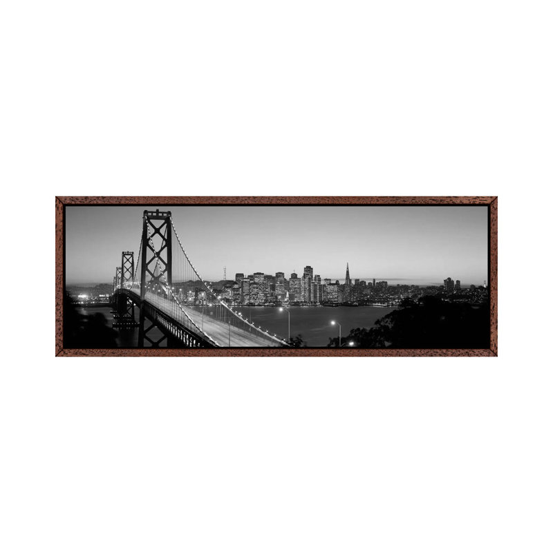 Panoramic Images by Panoramic Images - Floater Frame Panoramic Gallery-Wrapped Canvas Giclée on Canvas, Classic Wood