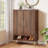6-Tier Wooden Shoe Storage Cabinet With Doors
