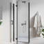 Porte de douche pliante en verre pivotante sans cadre de 30 à 31,25 po x H 72 po-115717559