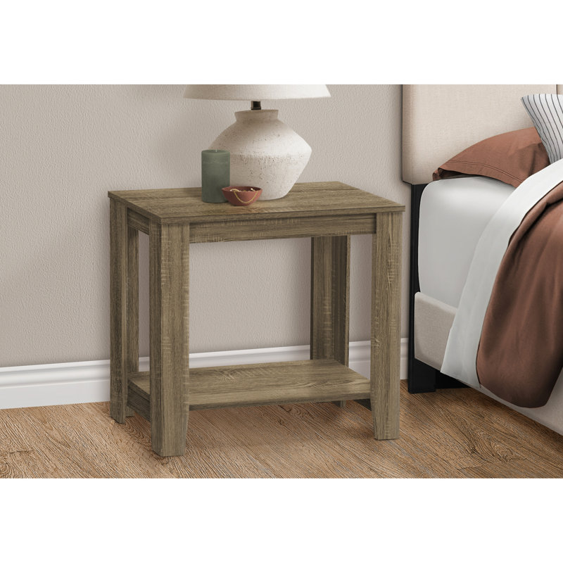 Table de bureau transitionnelle en stratifié taupe