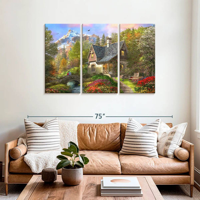 Lilie The Log Home, 36" H x 57" W