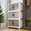 Bacs de rangement de 252 pte avec couvercles-bacs de rangement empilables en plastique sur roulettes, organisateurs de placard et rangement, armoire de rangement pliable avec portes pour la cuisine de garage sous les escaliers, plus grand 3 niveaux