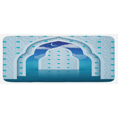 Eclectic Polyester Kitchen Mat