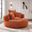 Pouf individuel avec 3 coussins et accoudoirs-400281496
