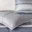 Chambre de luxe bleu marine - 7 pièces avec microfibre douce et coussins décoratifs-121162108
