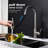 Brushed Nickel Kitchen Faucet With Pull Out Spray Function, Stainless Steel, Easy Installation Instructions Modern Faucet, Steel Body, Hue, Effortless Procedure-1701104619