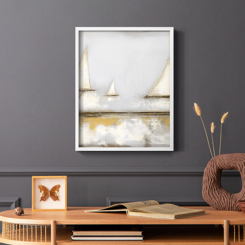 NAUTICAL Series CLXV - reproduction encadrée de qualité supérieure - prête à être accrochée - aucun clou requis