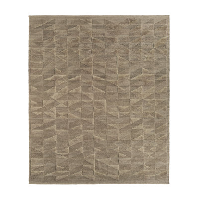 Hand Woven Wool Geometric Area Rug