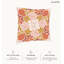 Coussin décoratif en polyester floral