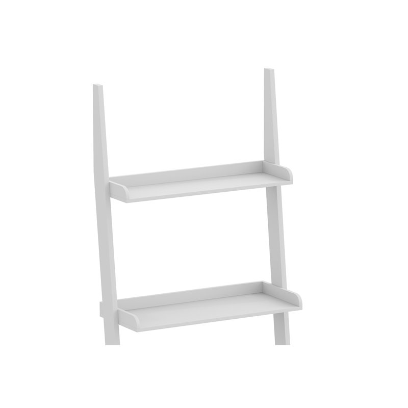 Iulger Ladder Bookcase, White