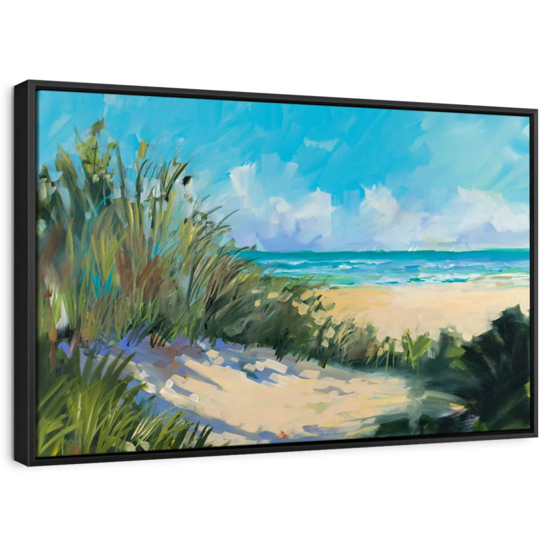Plage "Beach Dunes Wall Art", H 9 po x l 13 po