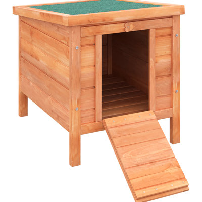 Wooden Puppy House By - And Easy To Clean Ideal For Small Pets Cage Wood Exterior Creates A Safe Space Puppies