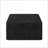 Ottoman Modern Minimalist Sectional Sleeper Sofa | Terrycloth Black | Space-Efficient for Living Room Bedroom-1929237634