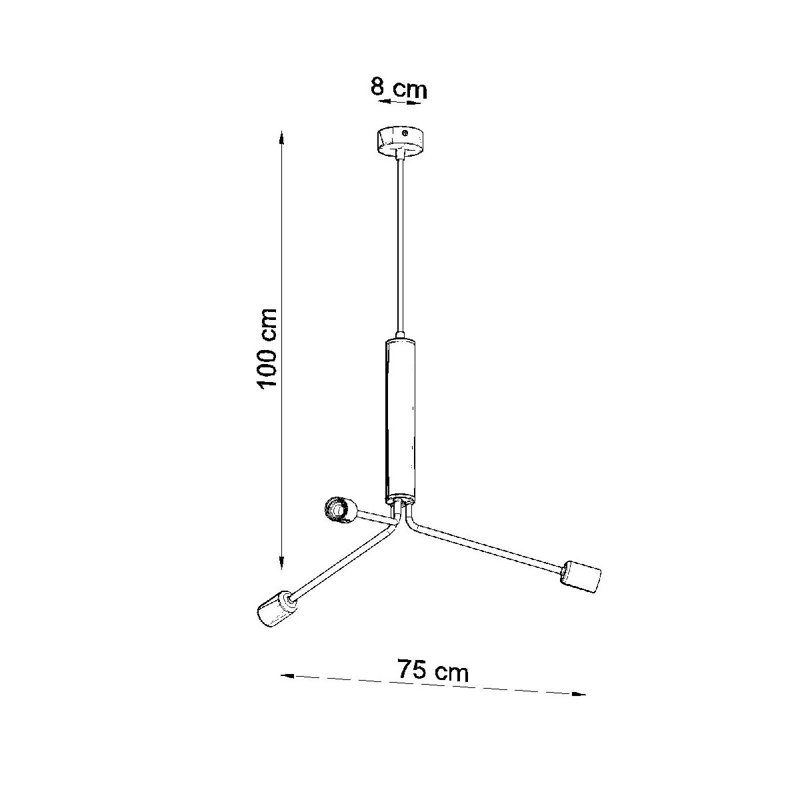 Dineen 3 - Light Sputnik Chandelier