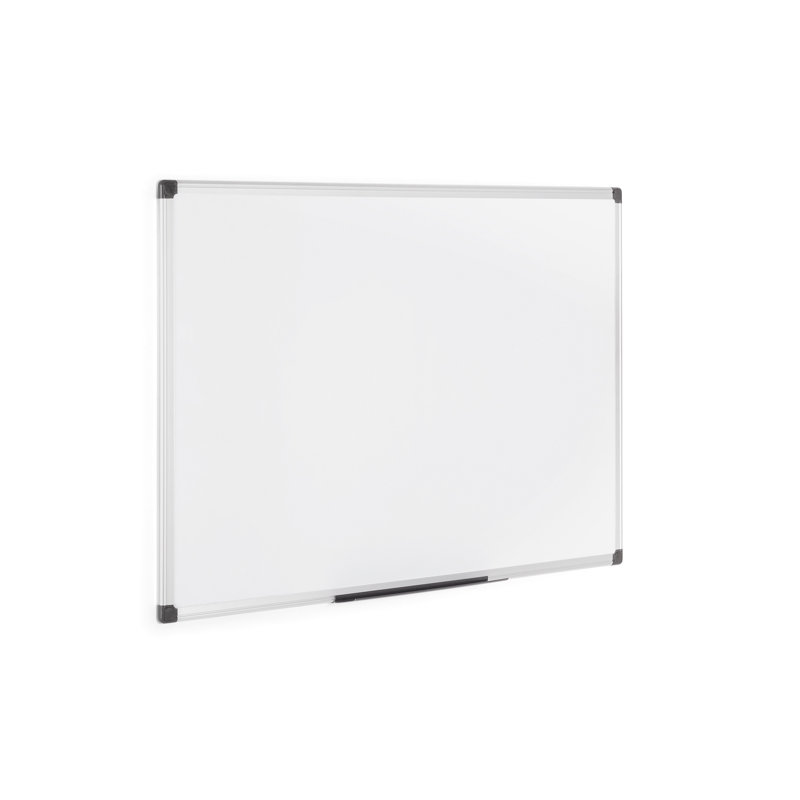 Maya Wall Mounted Magnetic Whiteboard, 90cm H x 180cm L x 1.5cm D