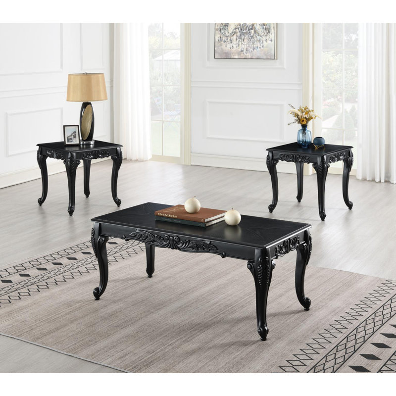 Coffee Table & 2 End Tables