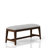 Christan 5-Piece Upholstered Wood Dining Set with Four Leg Table