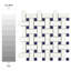 Metro Basket Weave Dog Bone Porcelain Mosaic Wall & Floor Tile-35927574