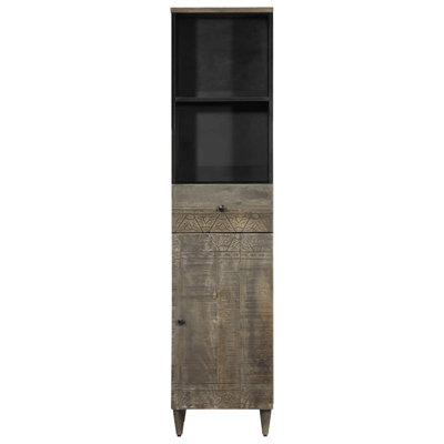 Pine Wood Bathroom Cabinet