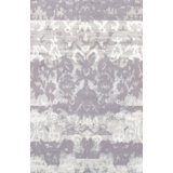Modern Silk Ikat Area Rug in Gray