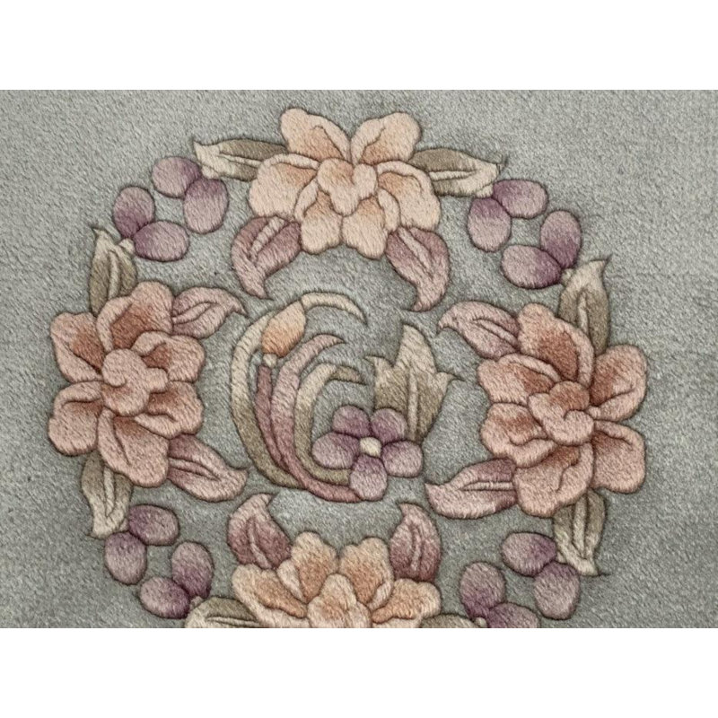 Floral Area Rug in Blue
