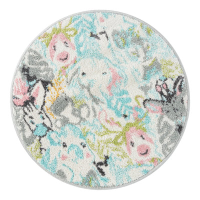 Unique Loom Peekaboo Whimsy Kids Rug