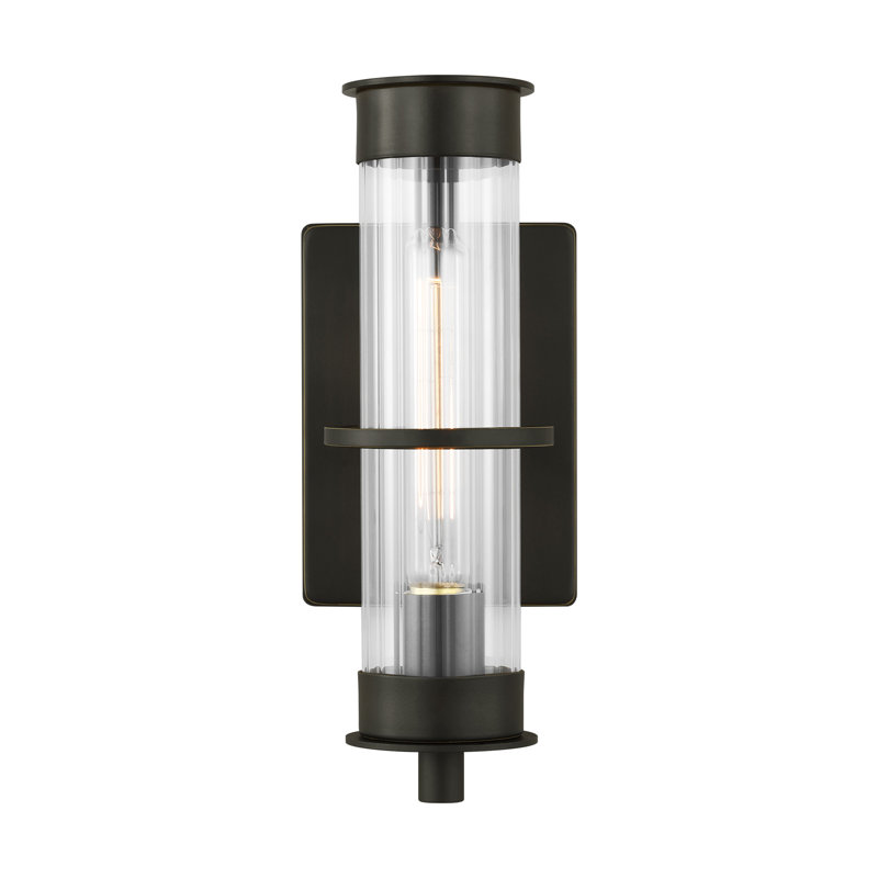 Blesse Wall Light, 12.5" H x 5" W x 5" D, Antique Bronze