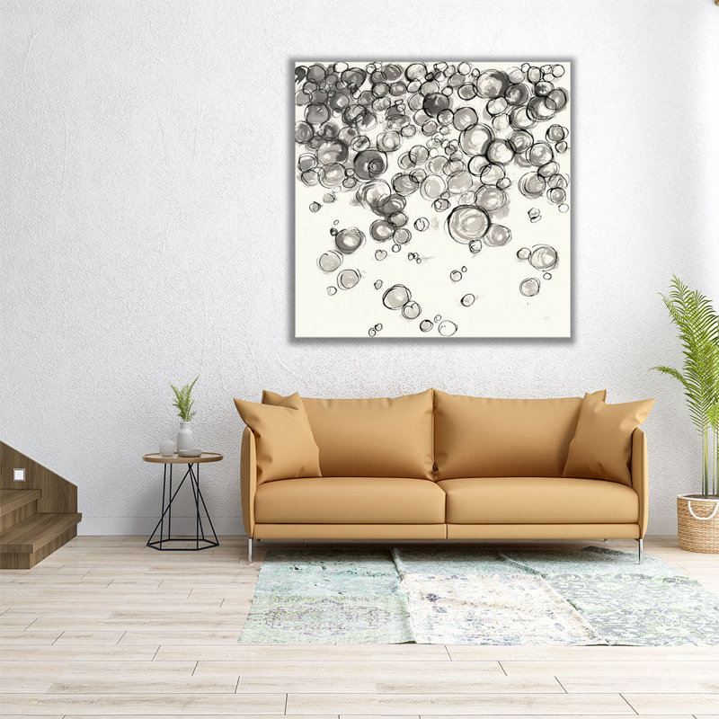 Bulles IV - reproduction d'art sur toile, H 12 po x l 12 po