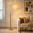 64" Modern Solid Wood Floor Lamp with Adjustable Arm-480822063