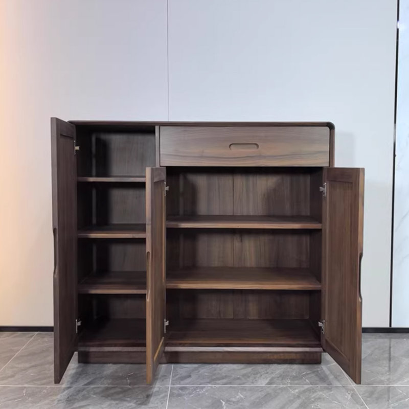 Armoire à chaussures en bois massif