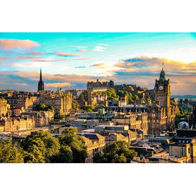 Gerlef Edinburgh Skyline - Wrapped Canvas Print