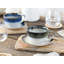 Cascade Stoneware Cappuccino Cup and Saucer