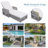 2 Pieces Long Reclining Chaise, Outdoor Wicker Lounge With Armrests, Patio Adjustable Recliner With Soft Removable Cushions, All Weather Rattan Pool Lounge For Poolside & Garden, Beige-553372179