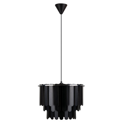 Luminaire suspendu unique à niveaux à 1 lumière Popham