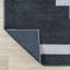 Tapis bleu marine / gris clair Linfert-1551823629